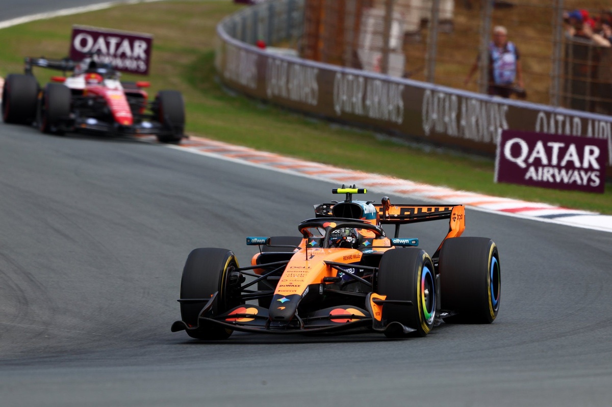 Norris 直言 McLaren 不夠快　Zandvoort 低速弱點拖累衝刺賽