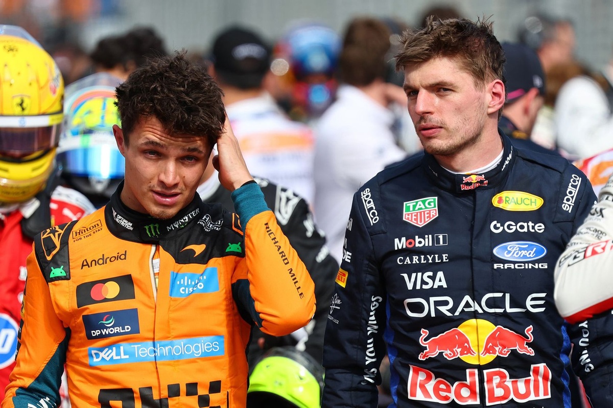 Lando Norris與Max Verstappen澳洲站後揮手互動 粉絲讚賞兩車手風度