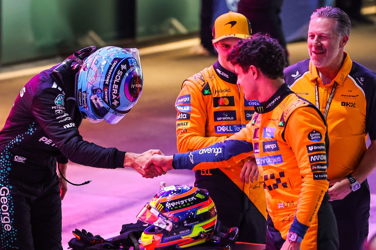 Lando Norris 笑稱 George Russell 成 2026 冠軍大熱門