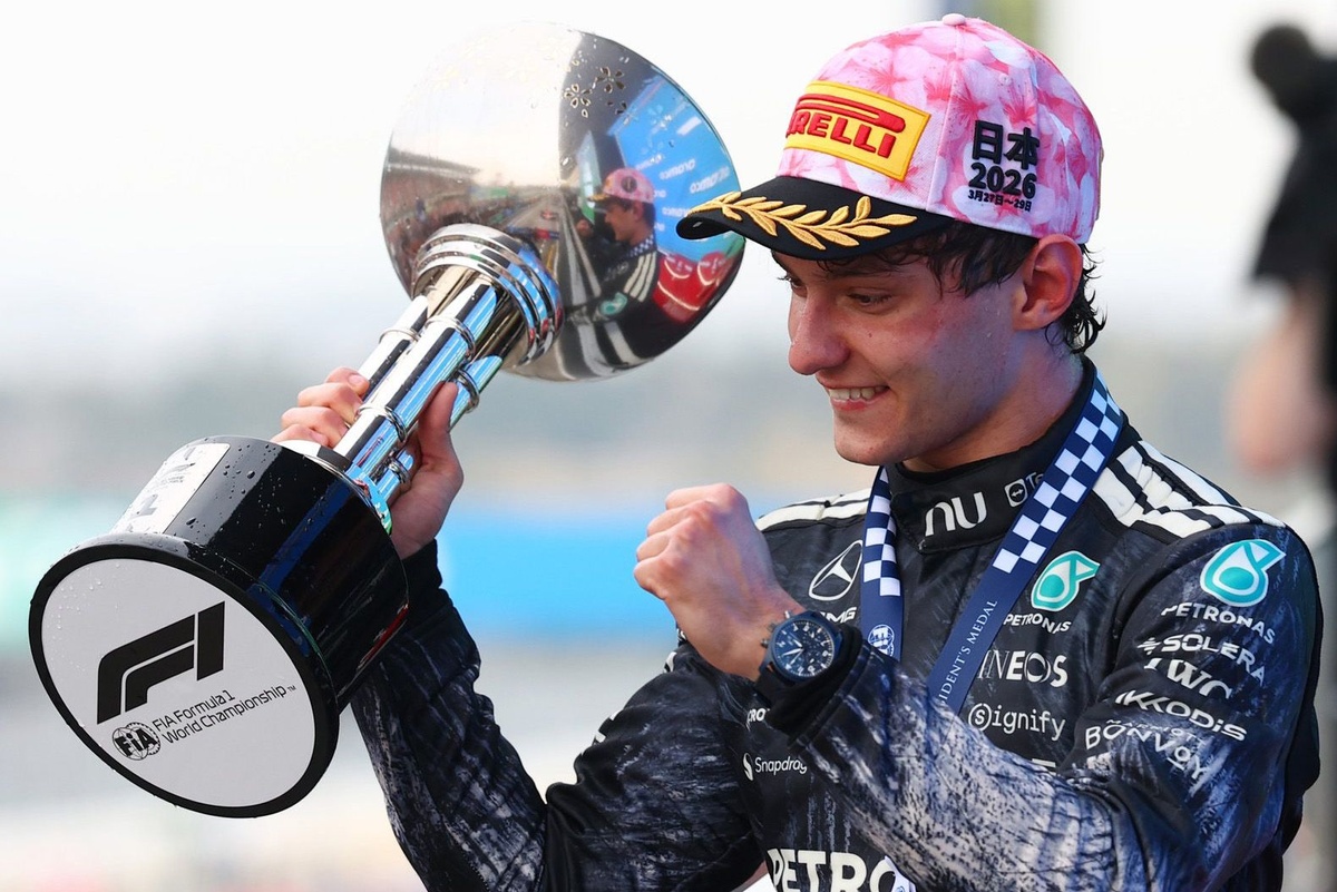 安東內利日本站連勝加冕 成F1史上最年輕積分榜領袖
