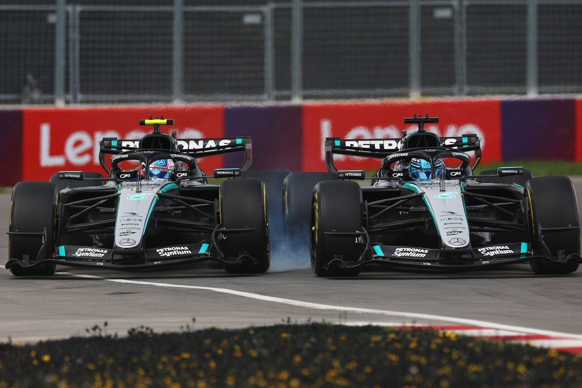 Antonelli 促 Mercedes 釐清內部規則　加拿大衝刺賽與 Russell 纏鬥後不滿