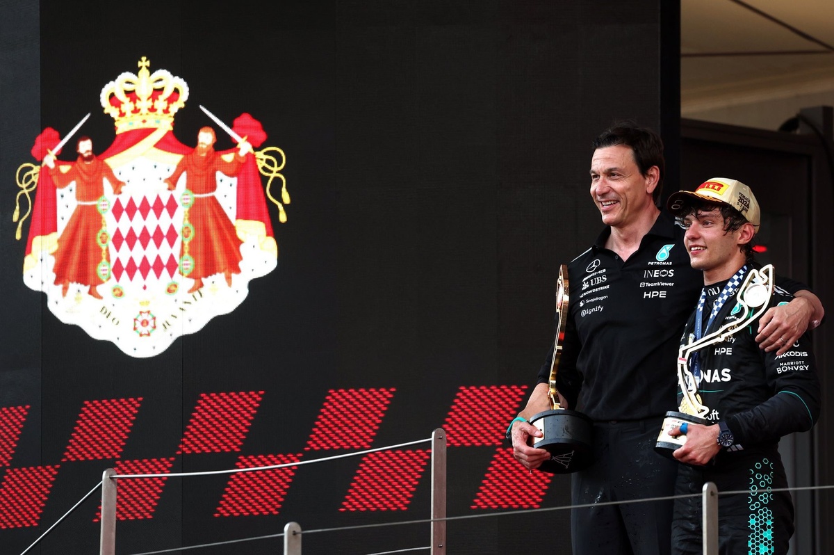 Kimi Antonelli 摩納哥封王兼奪大滿貫　Toto Wolff：表現難以置信