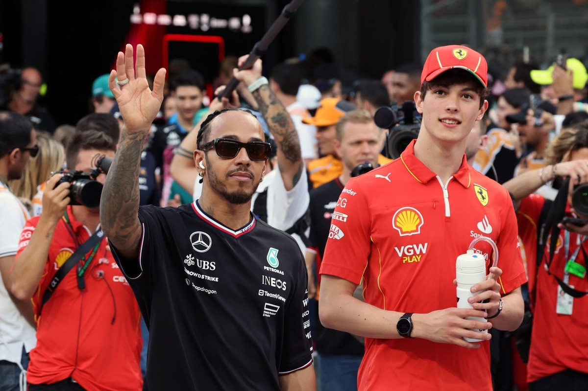 Bearman 首秀 Ferrari 後 Hamilton 率先送賀訊暖心互動曝光