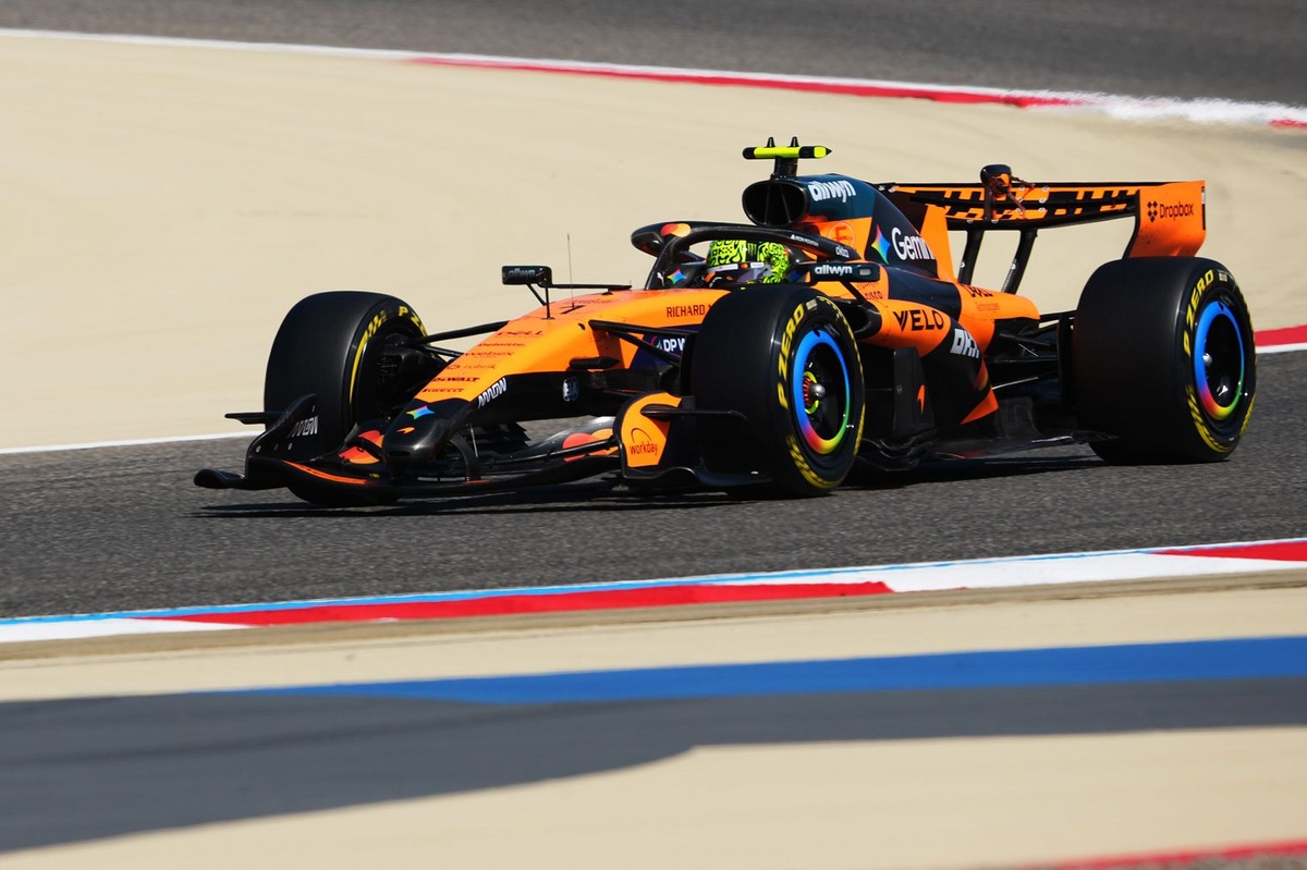 Norris 續領先 Verstappen 巴林季前測試 Ferrari 新後翼遇機械故障