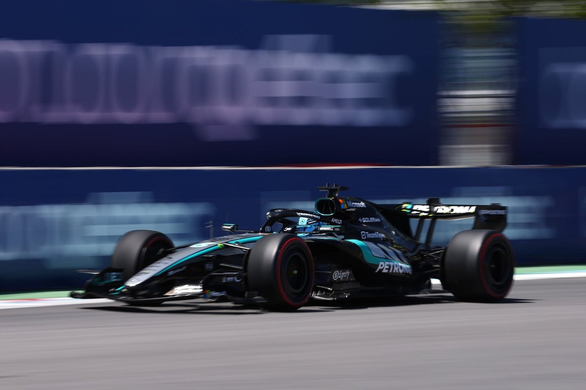 加拿大站衝刺賽排位出爐：Russell 領先 Antonelli，Mercedes 佔頭排