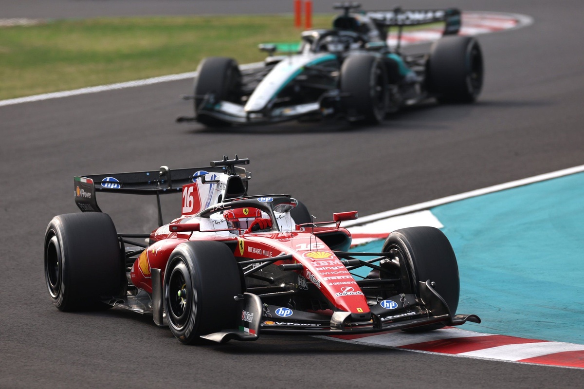 Leclerc能量策略勝出：Ferrari於鈴鹿賽道智勝Mercedes奪表台