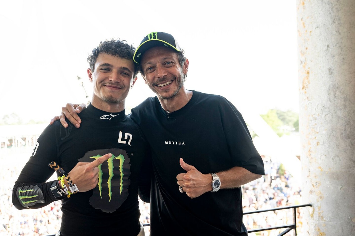 Norris 盼與 Rossi 聯手征戰 Le Mans：童年偶像成終極合作目標