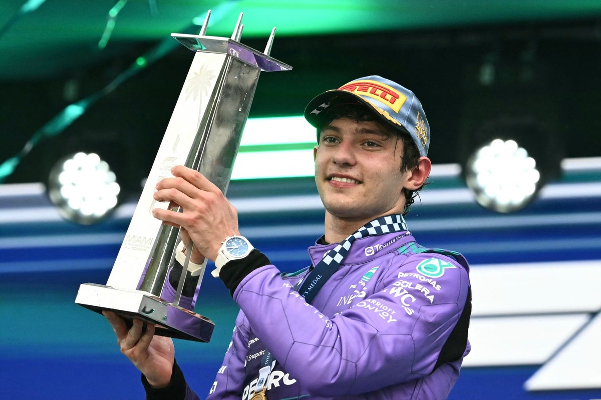 Antonelli邁阿密三連勝創F1獨一無二紀錄