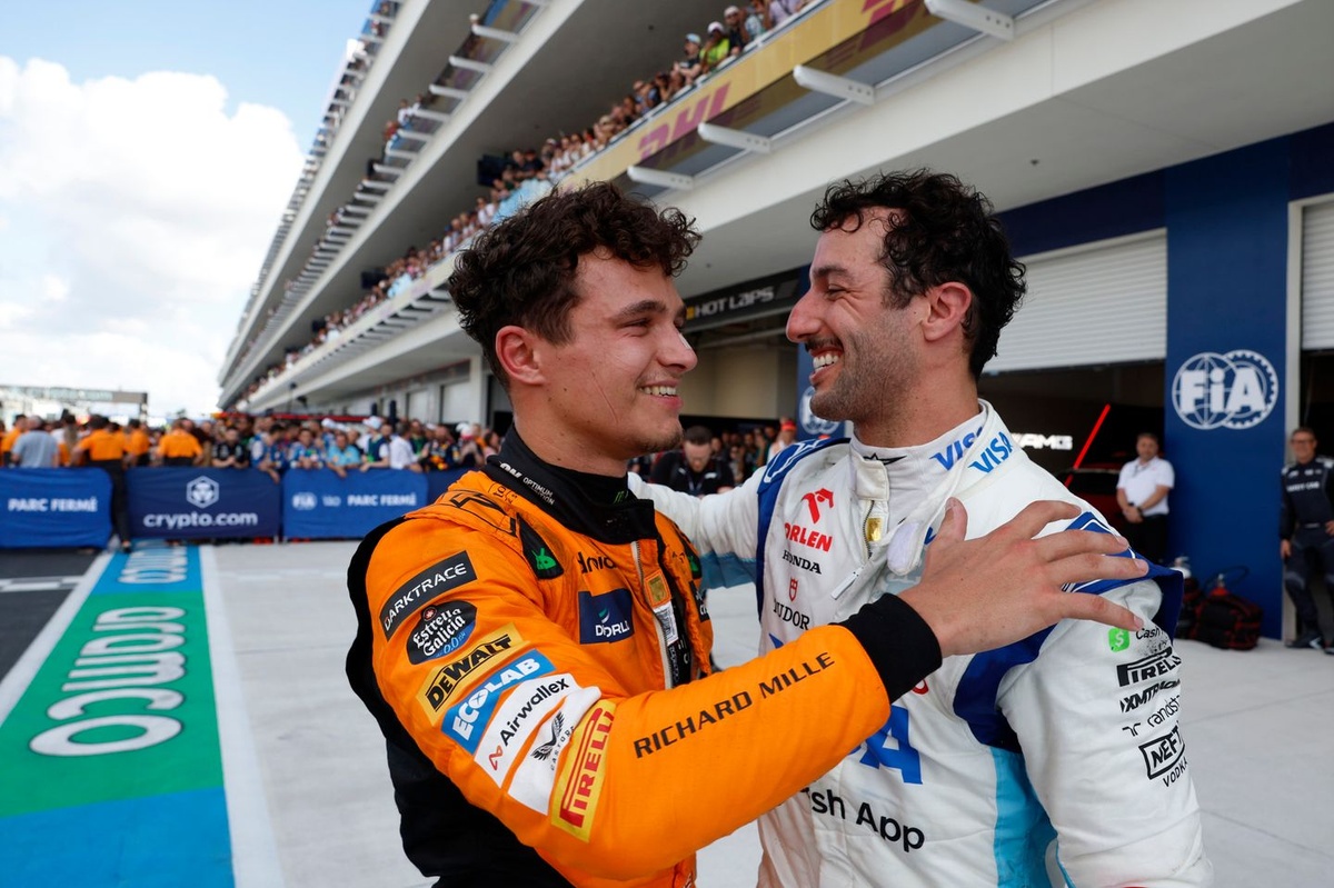 Norris 轉場 Indy 500 後重聚 Ricciardo　Canadian GP 失意迅速放下