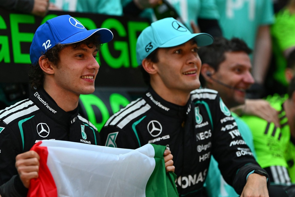 Mercedes 駁斥 Russell 與 Antonelli 偏袒說法：團隊只在乎雙車得分