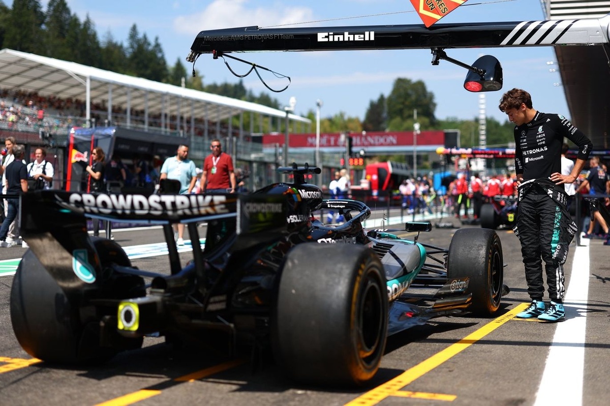 Mercedes 追查 Russell 比利時站星期五表現低迷原因