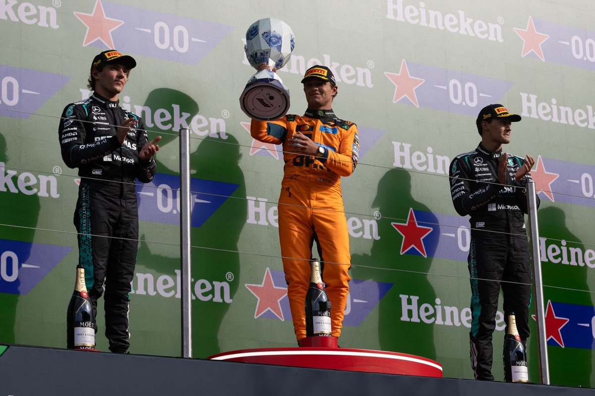 Norris 反駁 Mercedes 兩將：McLaren 不是最快，係我揸得特別好