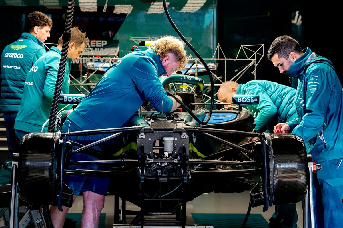 Aston Martin留車日本測試Honda振動修復　AMR26鈴鹿後續靜態驗證