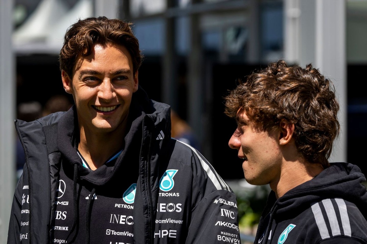 Brundle指 Russell 與 Antonelli 難分高下　Mercedes 內戰持續升溫