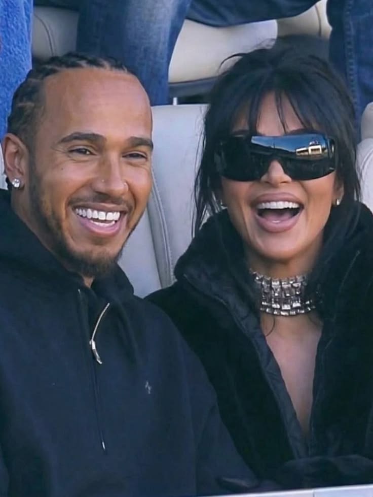 Lewis Hamilton 與 Kim Kardashian 同框